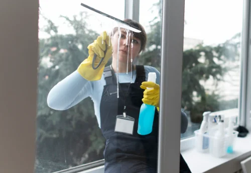 Nettoyage de vitres intérieures et extérieures au Vernois